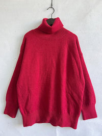 Thumbnail for Turtleneck Long Sleeve Sweater - 1 OVERSIZE - T - 6 COLORS -