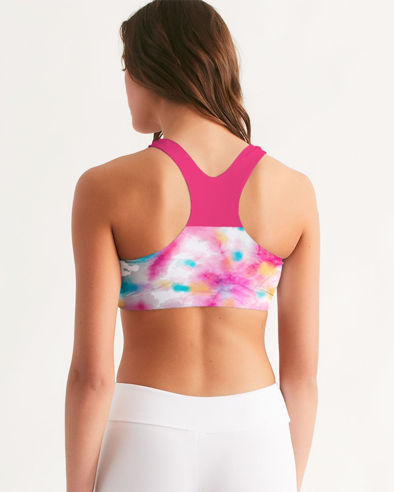 Chaluisant - Tie-Dye-For Women's Seamless Sports Bra -