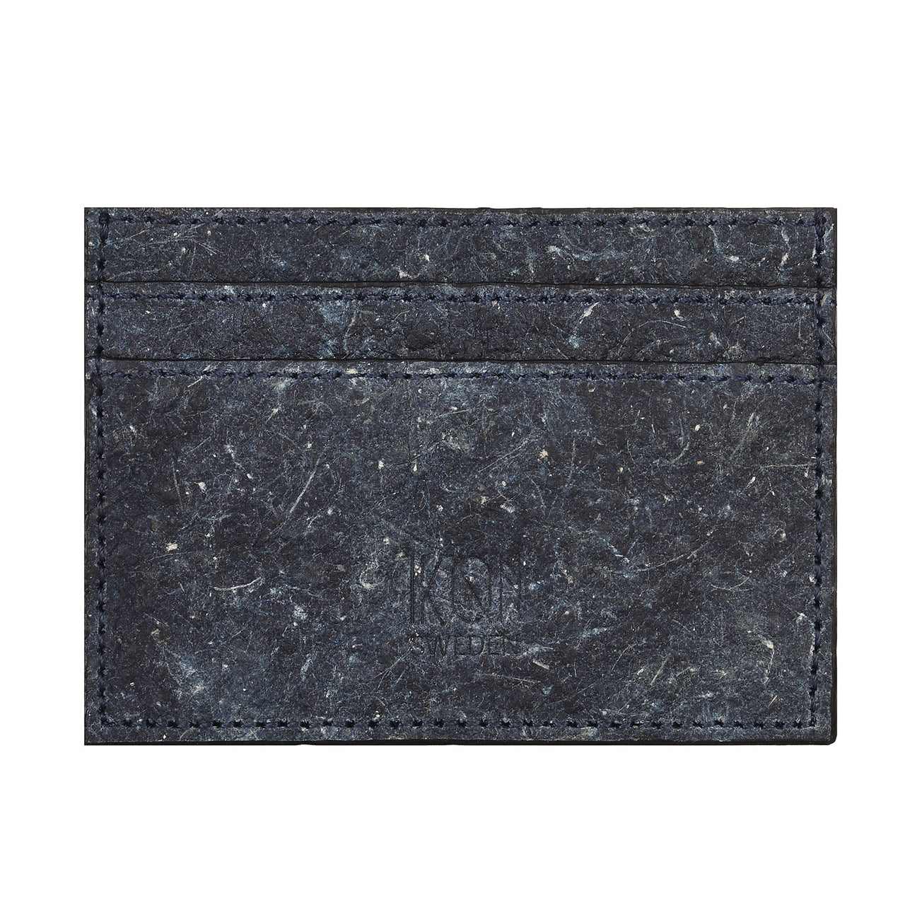 IKON SWEDEN - Coconut Leather Card Holder - Dark Indigo - 1 COLOR -