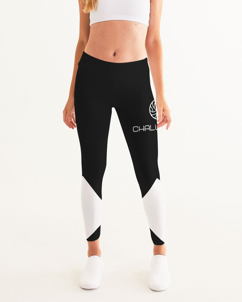 Chaluisant - Graphic Chess Black & White Women's Yoga Pants -