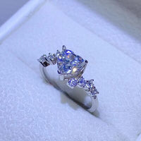 Thumbnail for 1 Carat Moissanite 925 Sterling Silver Ring