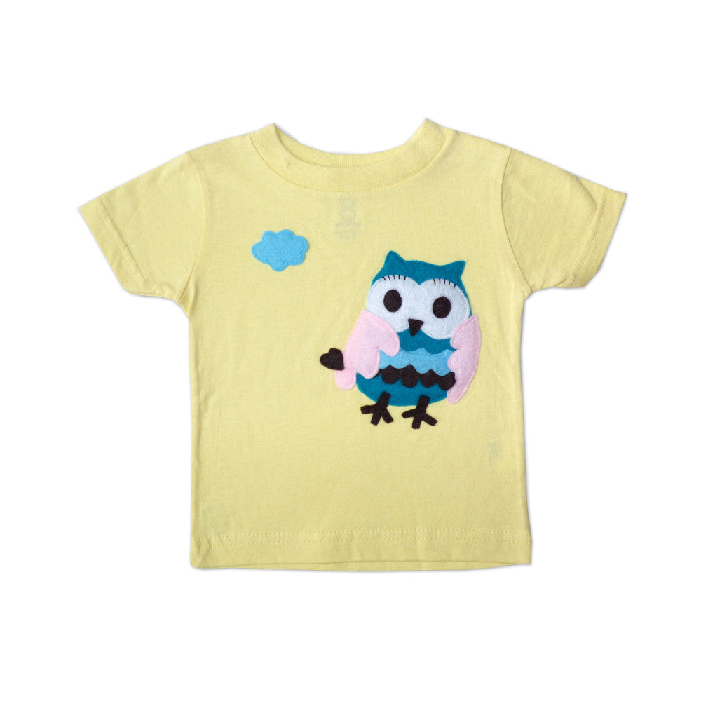 Kids T-Shirt - 3D Flying Owl - 1 COLOR