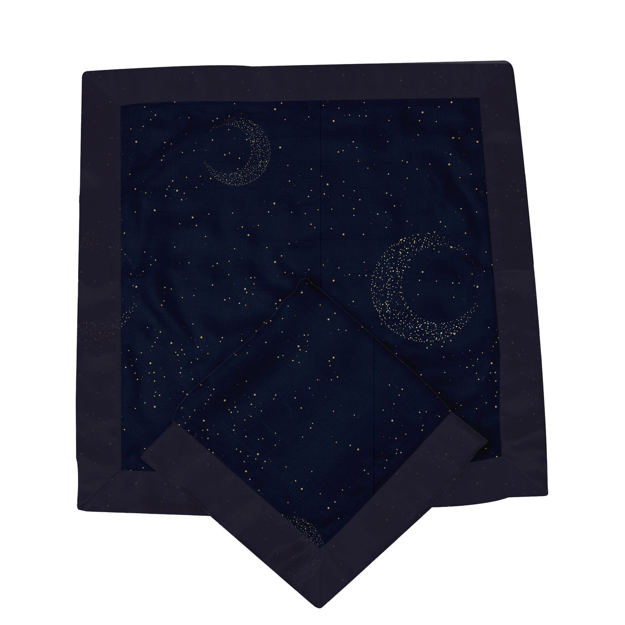 Newcastle - Midnight Moon Bamboo Muslin Security Baby Blankie -