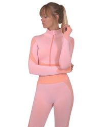 Thumbnail for Savoy - Trois Seamless Sports Jacket - Pink - 1 COLOR -