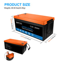 Thumbnail for ACOPOWER - 12V 200Ah LiFePO4 Deep Cycle Lithium Battery -