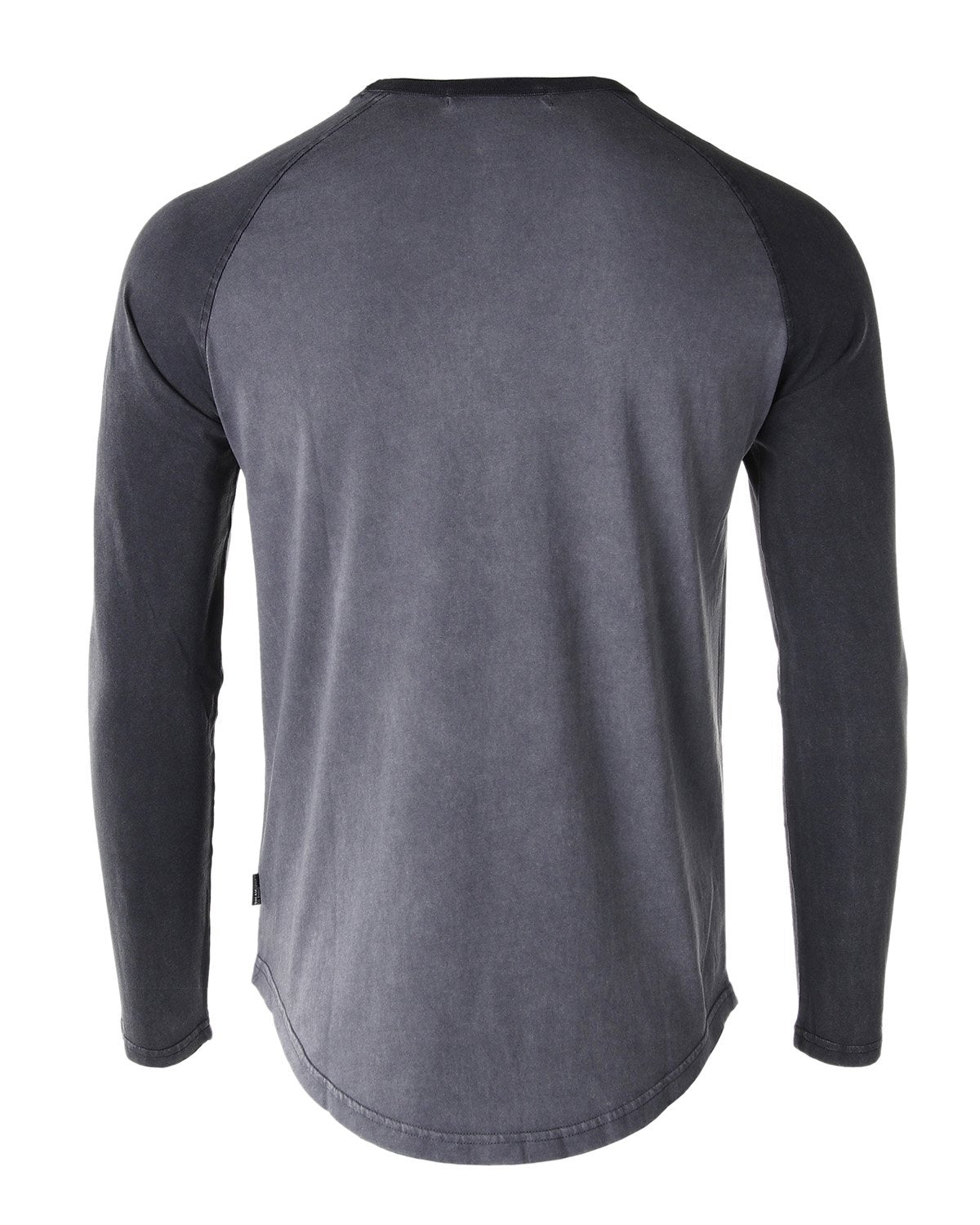 Mens Athletic Fit Baseball Retro Contrast Long Sleeve Raglan T-Shirt - 1 COLOR