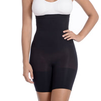 Thumbnail for Hi Waist Shaper With Extra Long Boy Leg Black -