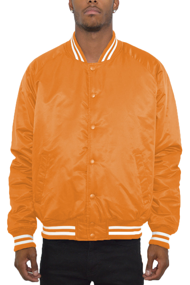 Classic Varsity Windbreaker Bomber Jacket - 1 COLOR -