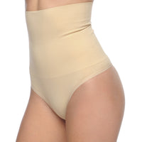 Thumbnail for Seamless Hi-Waist Shaper With Thong Bottom Nude -