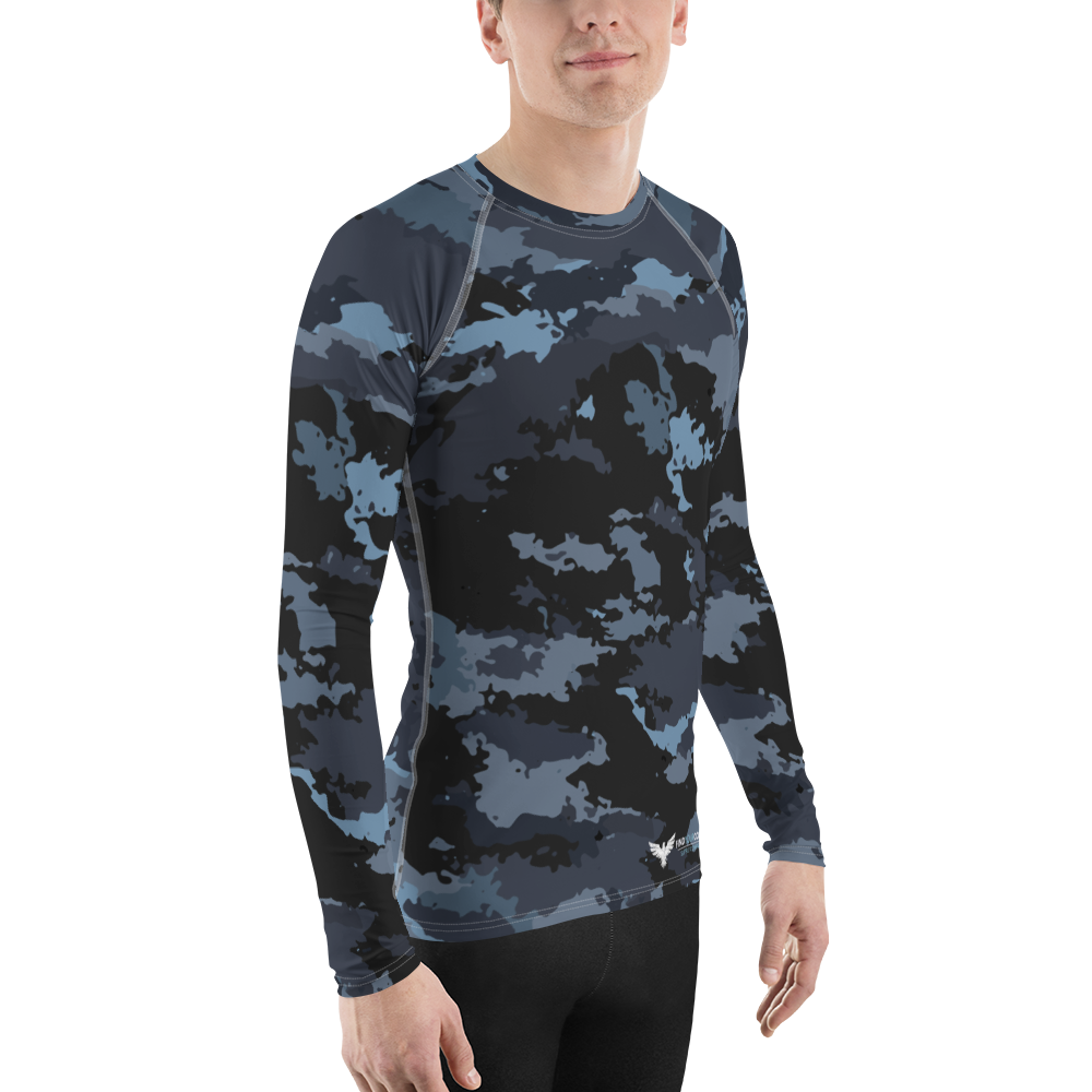 FYC - Men's Coast Camo Performance Rash Guard UPF 40 - 1 COLOR -