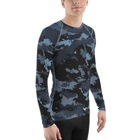 Thumbnail for FYC - Men's Coast Camo Performance Rash Guard UPF 40 - 1 COLOR -