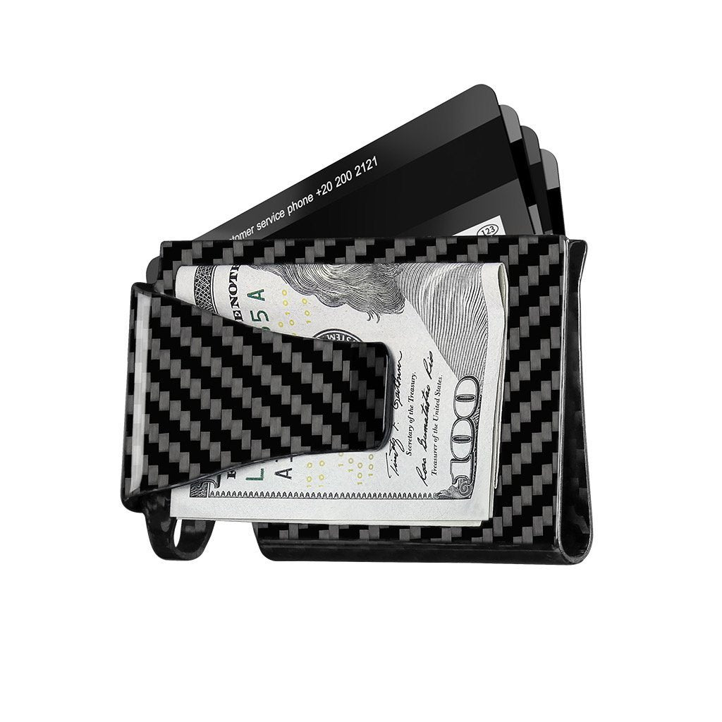 Simply Carbon Fiber - Real Carbon Fiber Cash & Card Slim Wallet -