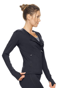 Thumbnail for Women's Moto Workout Jacket - 2 COLORS -