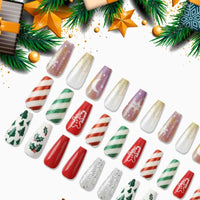 Thumbnail for 72-Piece Christmas Theme ABS Press-On Nails - 72 PCS. - T -