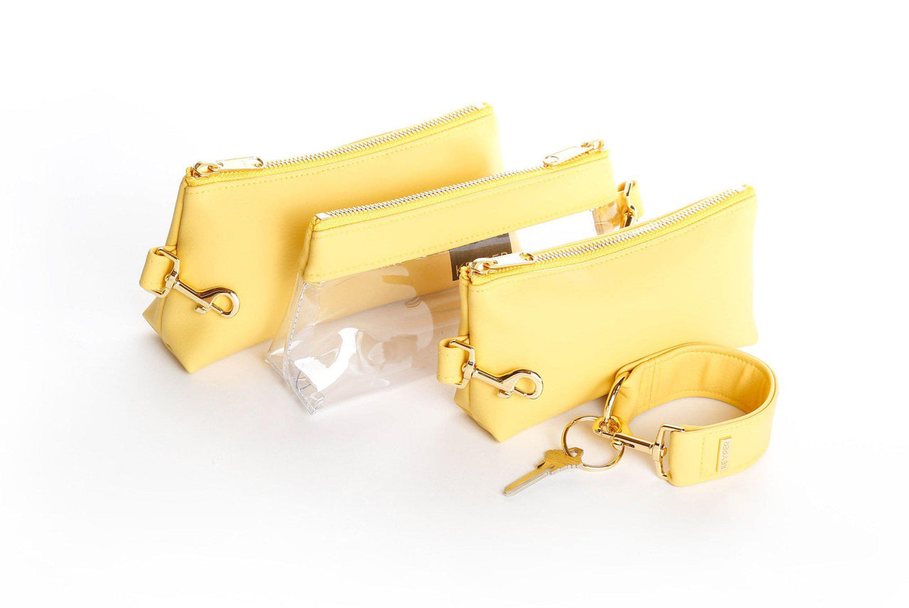 Keyper - Sunshine Vegan Leather 4 PC WRISTLET SET - 2 OPTIONS -