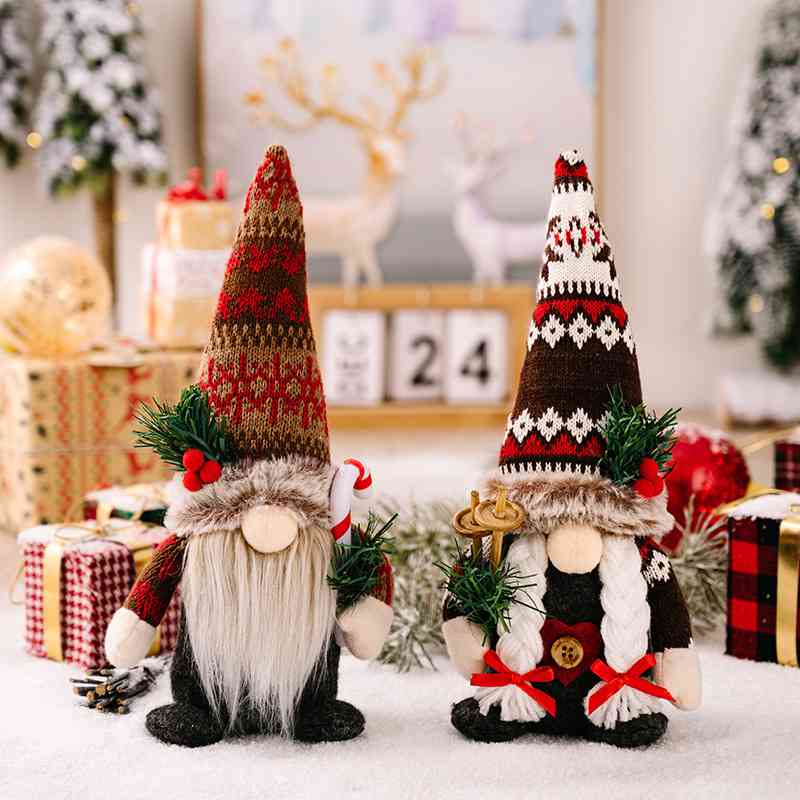 Pointed Hat Christmas Gnomes - 11" - [5-10 DAY DELIVERY] - T - 2 TYPES -