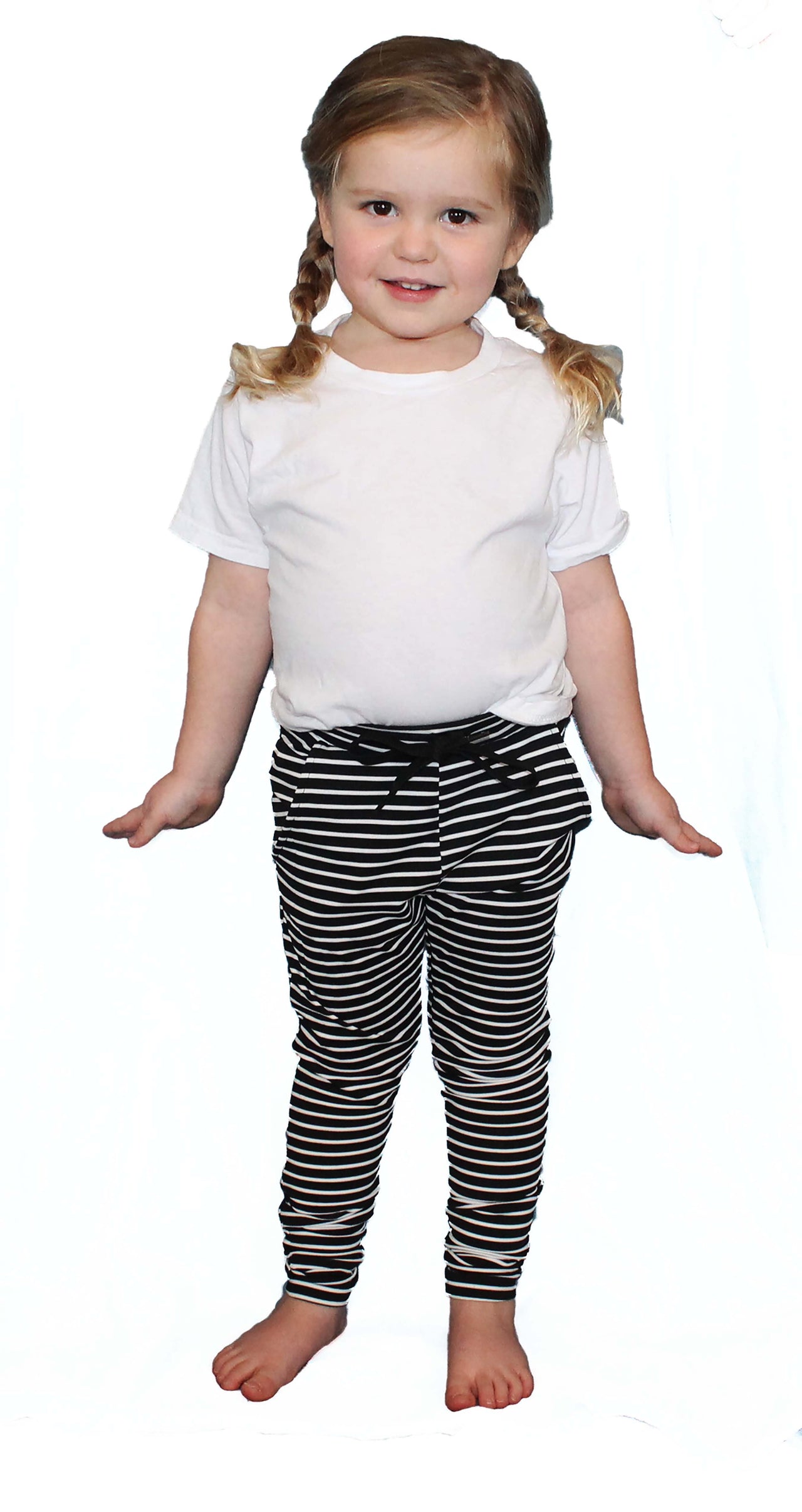 Lightweight Fitted Stripe - Pocket Joggers - Kids - 1 COLOR