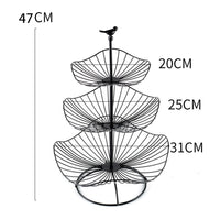 Thumbnail for Iron Fruit Basket Stand - 3 Tier Fruit Trays - Cake Trays - Dessert / Snacks Trays - Vegetables - Snacks Storage Tray Stand - [28 DAY DELIVERY] - 11 COLORS/SHAPES/DESIGNS - CHECK 'EM OUT! -