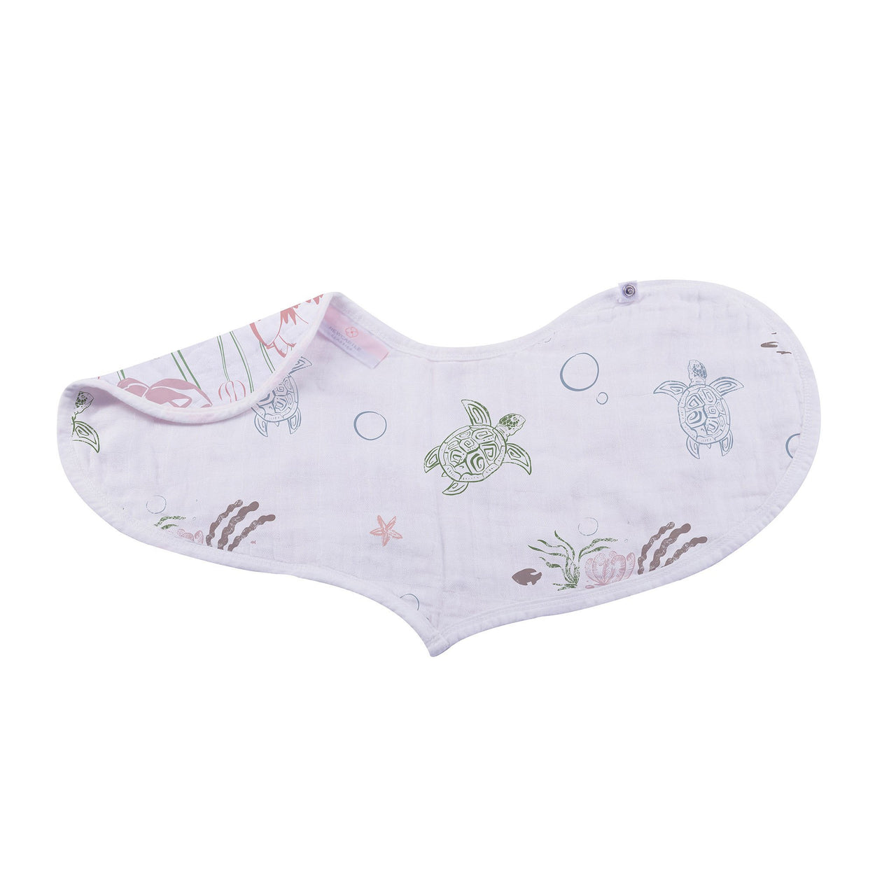 Newcastle - Under the Sea Bamboo Heart Bib 2pk -