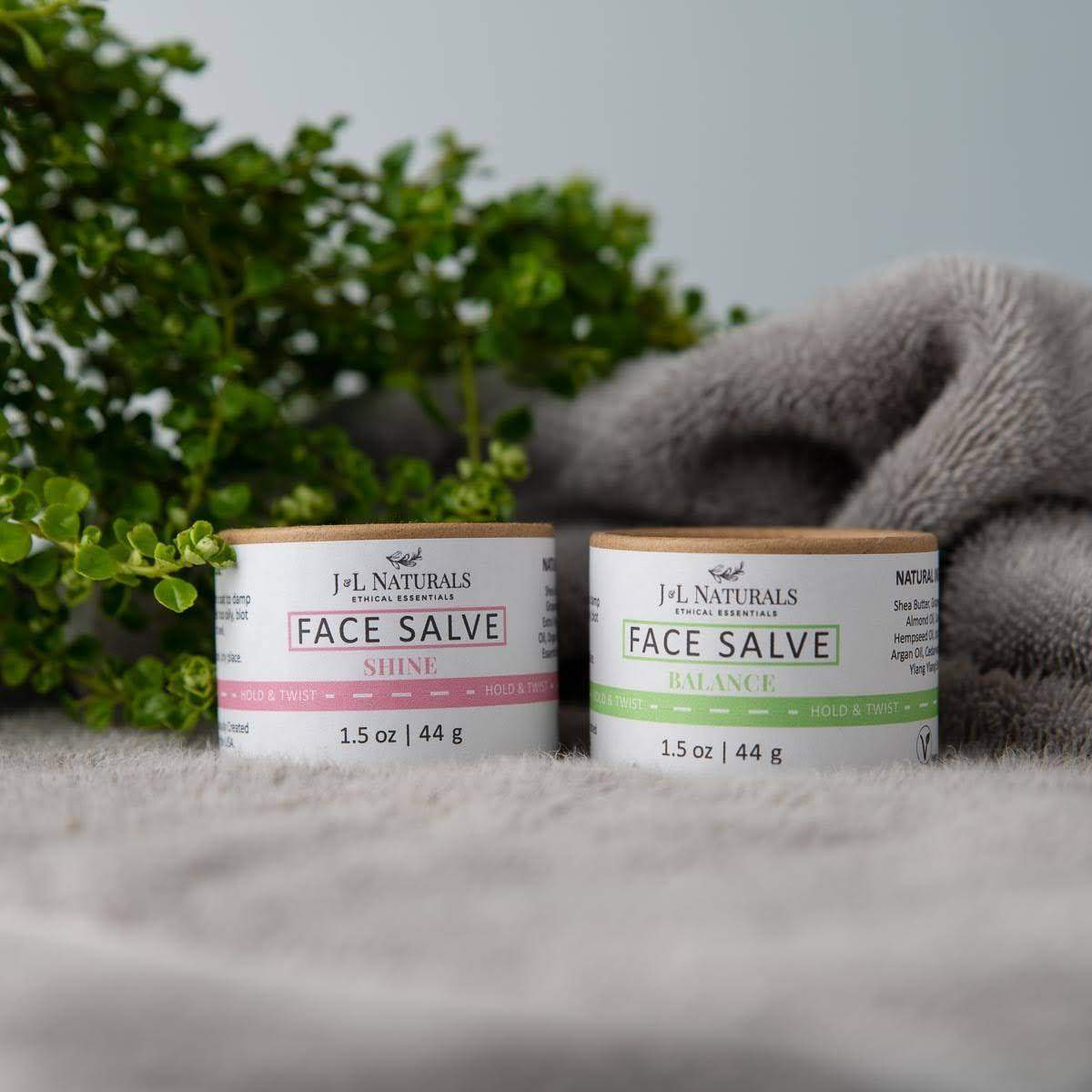 J & L Naturals - Face Salve (Duo) - 2 PCS. - 2 REGIMENS / 5 TYPES -