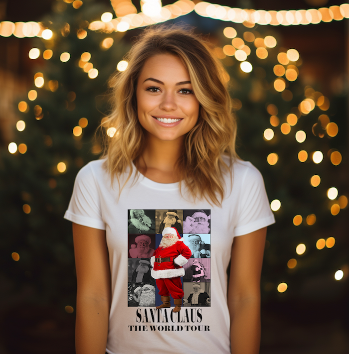 Santa Claus World Tour Unisex T-shirt - 4 COLORS -