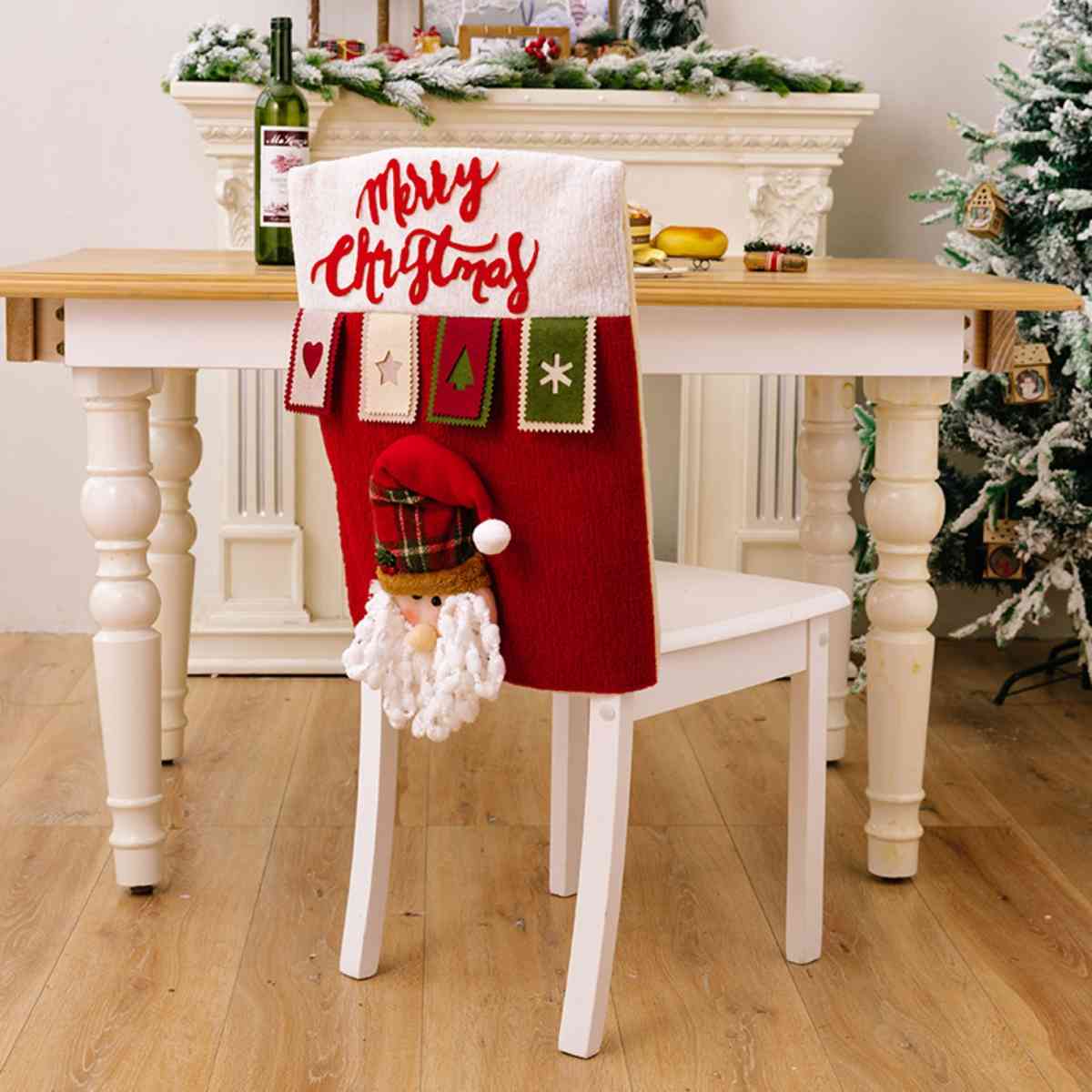 Christmas Chair Cover - 20.5" - [5-10 DAY DELIVERY] - T - 3 TYPES/STYLES -