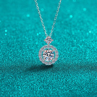 Thumbnail for 1 Carat Moissanite 925 Sterling Silver Necklace