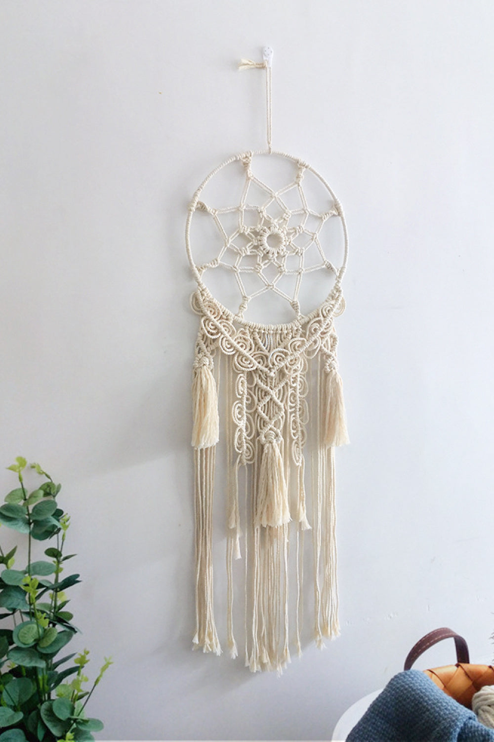 Macrame Fringe Wall Hanging Decor - 41.3" - T - 1 COLOR -