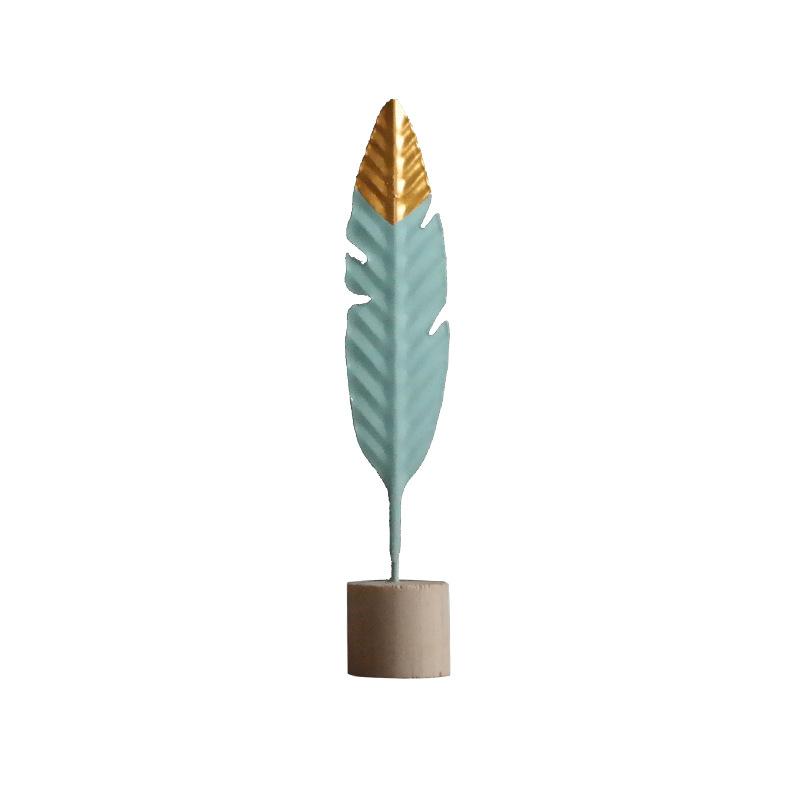 Modern Feather Wooden Miniature Figurines - 3 SIZES -