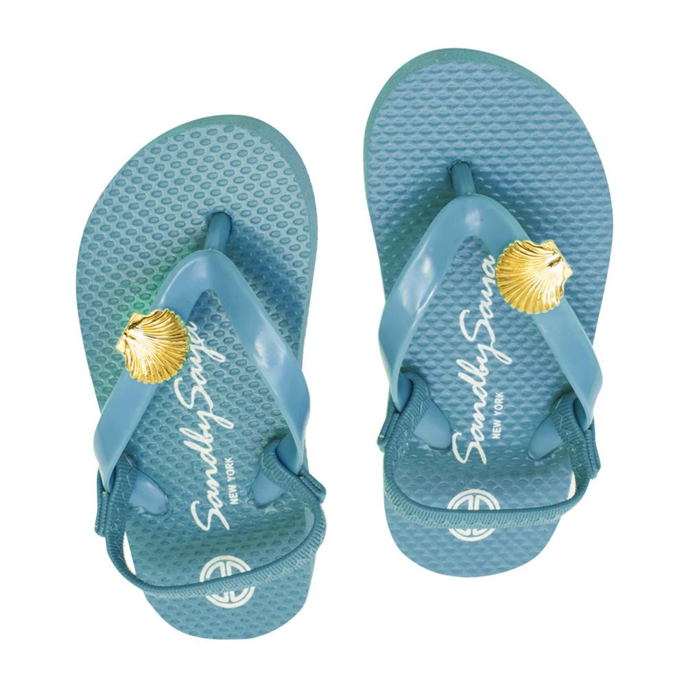 SAND BY SAYA N.Y. - Gold Shell - Baby / Kids Sandal - 2 COLORS -