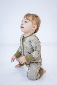 Thumbnail for Eclipse Kids - VelociNAPtor - Long Sleeve Zipper Sleep Romper -