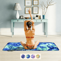 Thumbnail for Jupiter Gear - Tie Dye Yoga Mat Towel With Slip-Resistant Grip Dots - 4 TIE DYE COLORS -