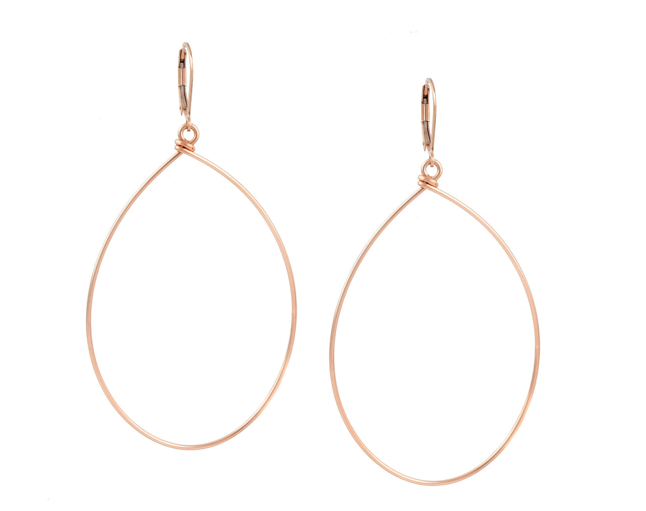 Agapantha - Sarah OG Hoops Lg - 3 FINISHES -