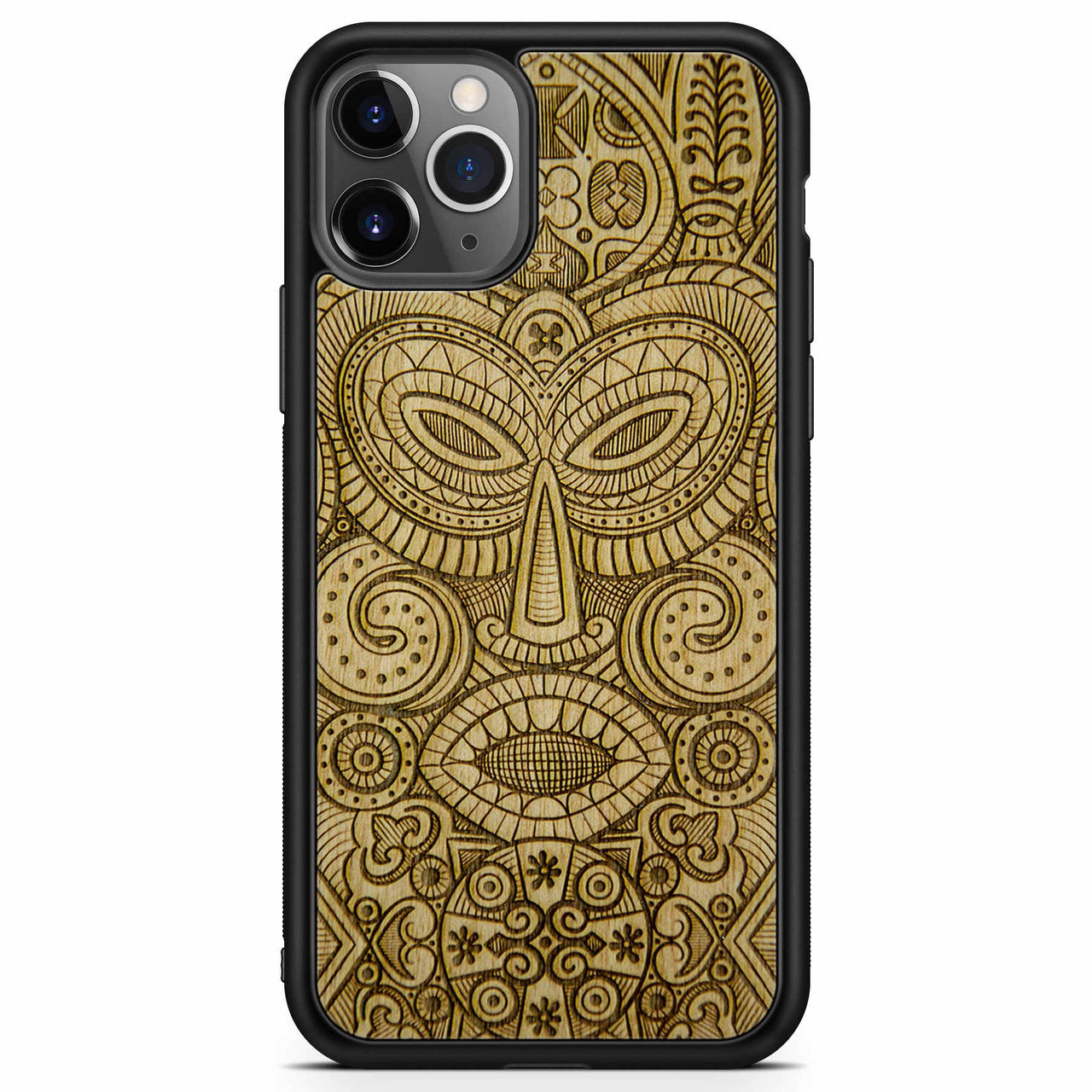 MMORE - Tribal Mask - Wooden phone case - FITS 56 PHONES - FIND YOURS! -