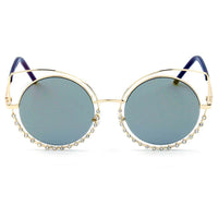 Thumbnail for Holland | A21 - Designer Pearl-Studded Cut-Out Cat Eye Princess Sunglasses - 5 COLORS -