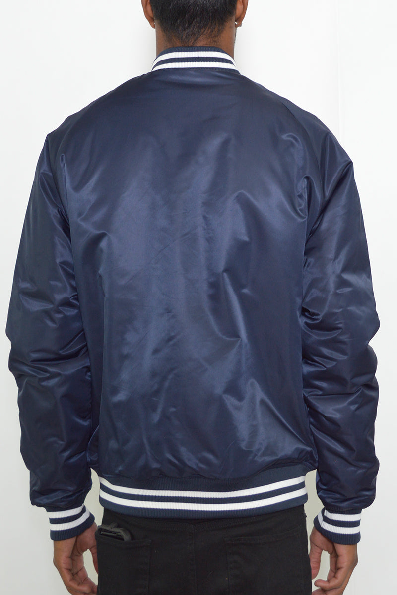 Classic Varsity Windbreaker Bomber Jacket - 1 COLOR -