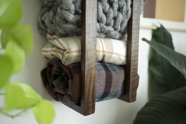 Iron Roots Design - Blanket Wall Rack -