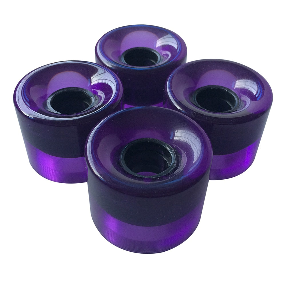 4pcs/Set Cruiser Skateboard Wheels Blank Pro 60X45 Mm Longboard Wheel Fit 22 Inch Plastic  Backpack Skate Board - [28 DAY DELIVERY] - 14 COLORS -