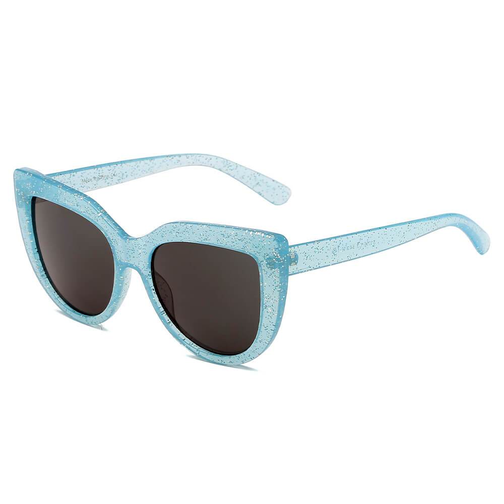 Helsinki | Women Round Cat Eye Oversized Fashion Sunglasses - 4 COLORS -