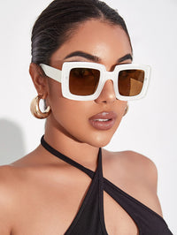 Thumbnail for A Fashionista's Stunning Square Sunglasses - 1 COLOR -