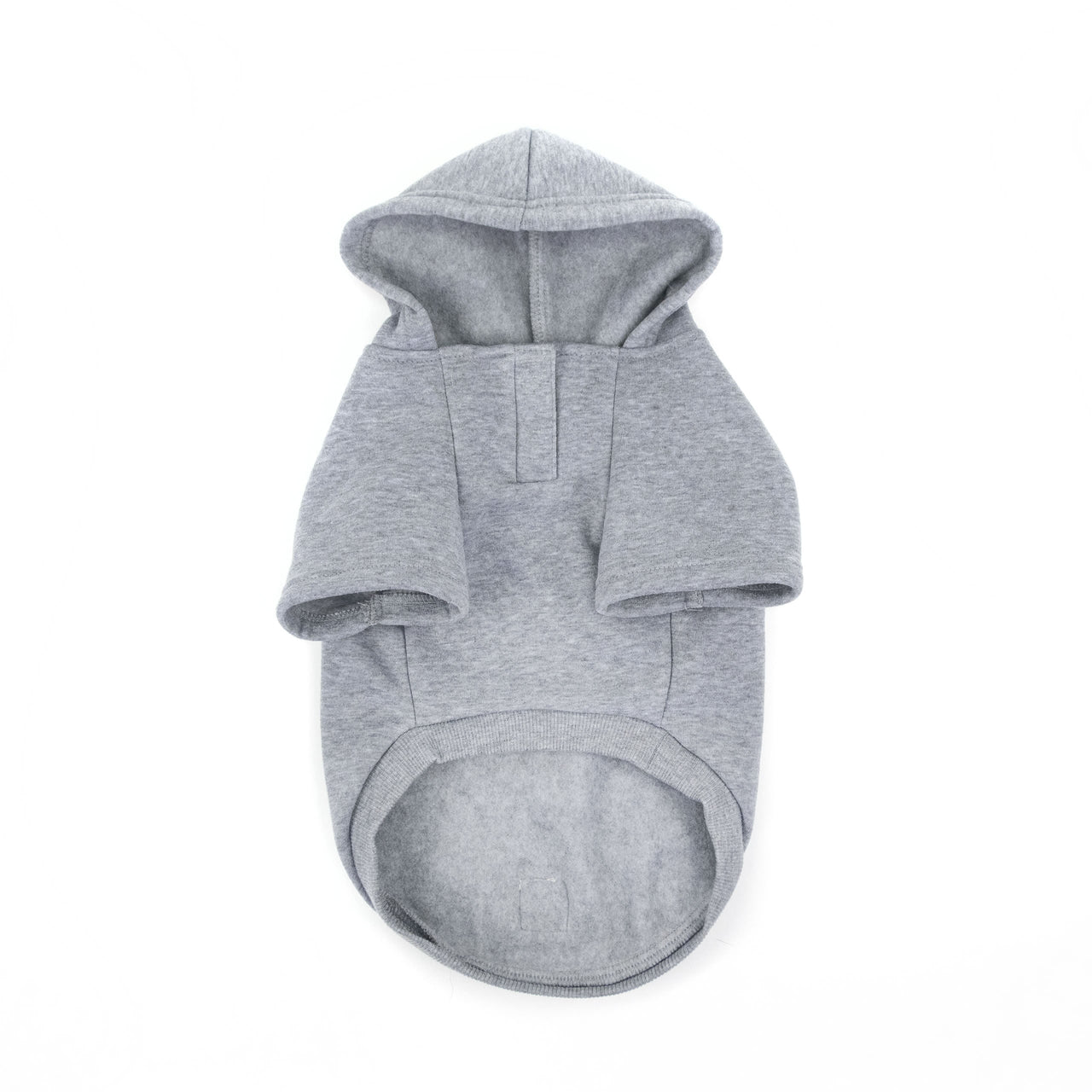 Brave Bark Hooded Dog Fleece - Heather Grey - 6 SIZES -