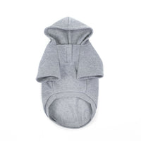 Thumbnail for Brave Bark Hooded Dog Fleece - Heather Grey - 6 SIZES -