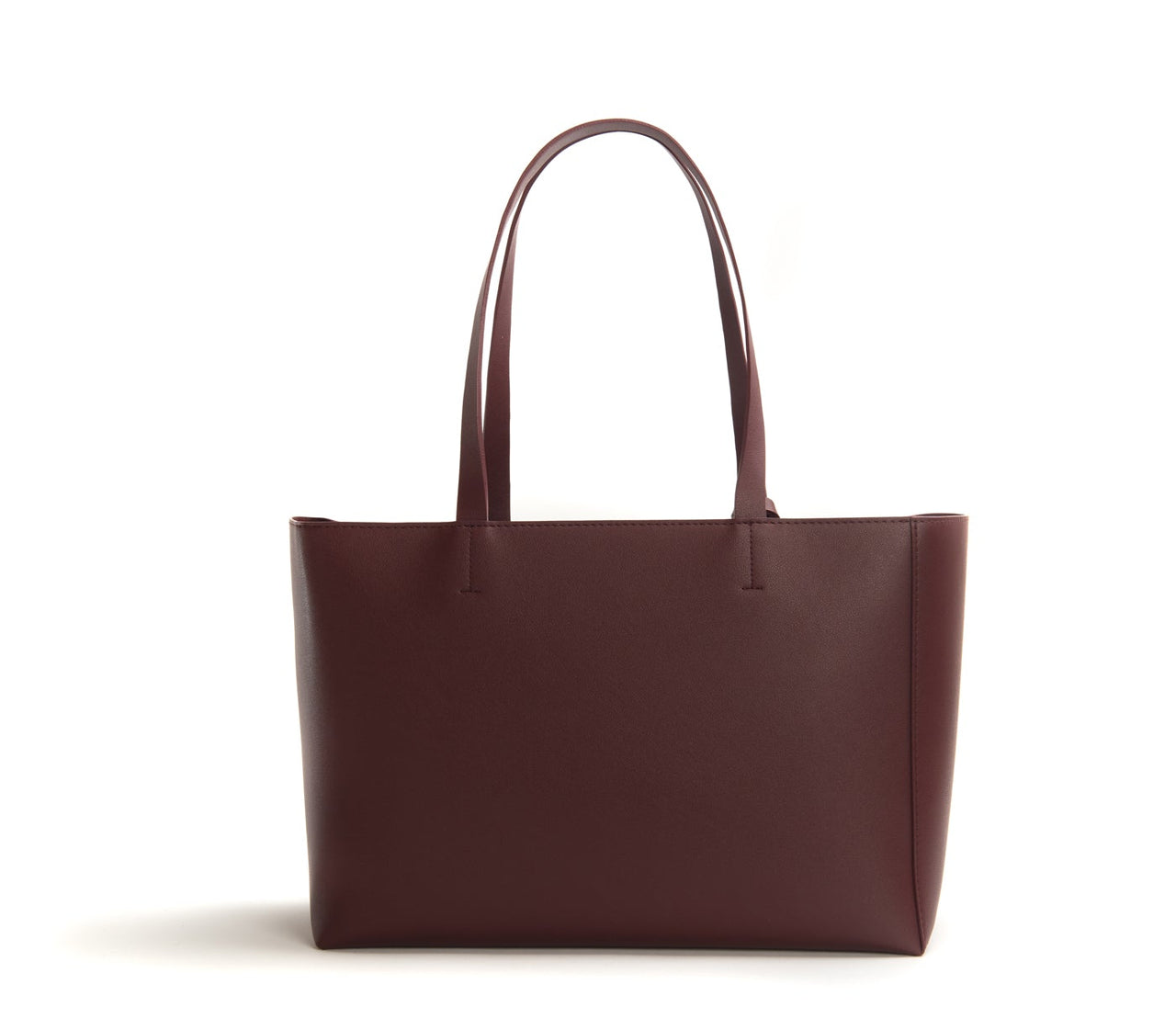 GUNAS NEW YORK - Tippi - Burgundy Vegan Leather Tote Bag - 1 COLOR -