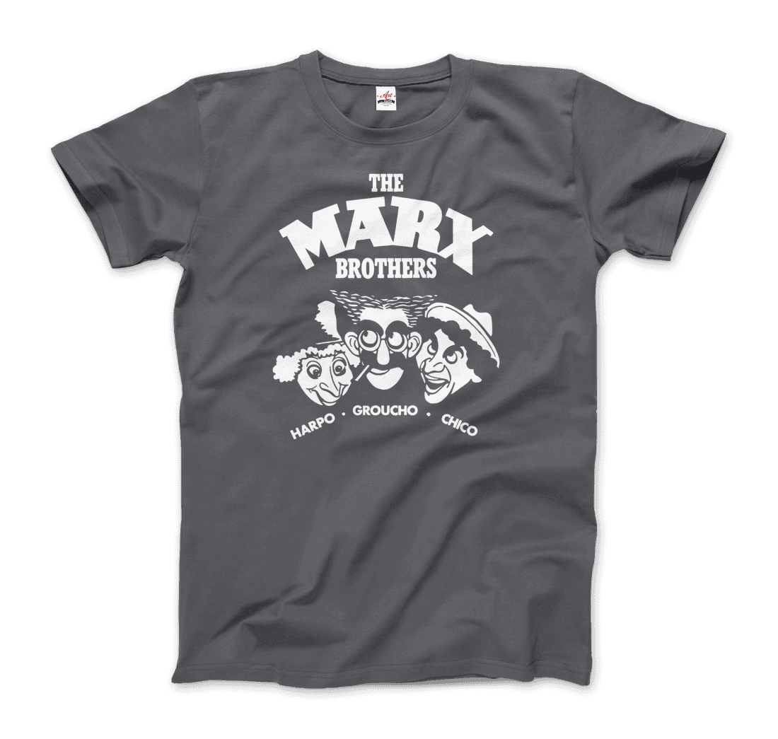 The Marx Brothers, Harpo, Groucho and Chico T-Shirt - 5 COLORS -