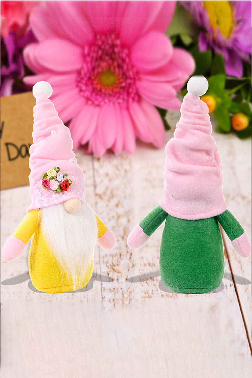 Set of 3 Special Occasion / Mother's Day Gnomes - 9.5" - 3 PCS - 3 TYPES / SET - [5-10 DAY DELIVERY] - T -