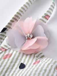 Thumbnail for Printed Spaghetti Strap Flower Decor Dress - T - 6 SIZES - 1 COLOR -