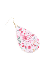 Thumbnail for Floral Printed Pear-Shaped Earrings - 7 COLORS -