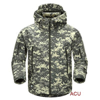 Thumbnail for ESDY - Men Outdoor Jacket / Coat, Water-Resistant Luker TAD - Soft Shell Hoodie - Tactical Hunting, Camping, Hiking Clothing - [10 DAY DELIVERY] - 5 COLORS - 3 CAMOS -