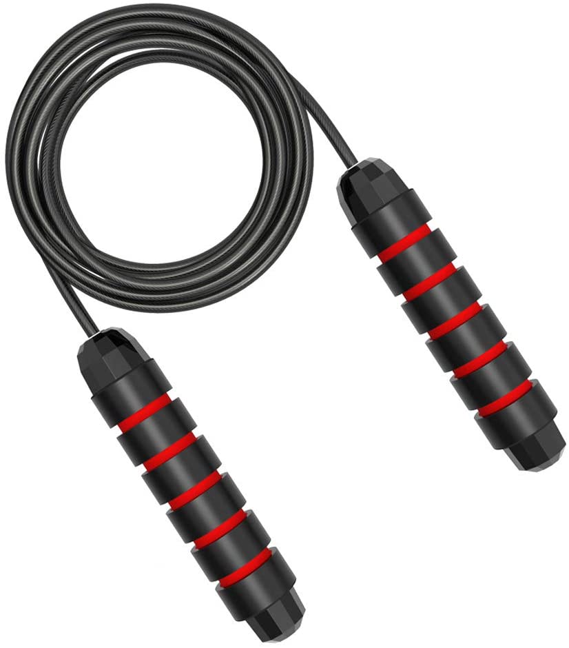 Professional Gym Adjustable Jump Rope - Red - 1 COLOR -