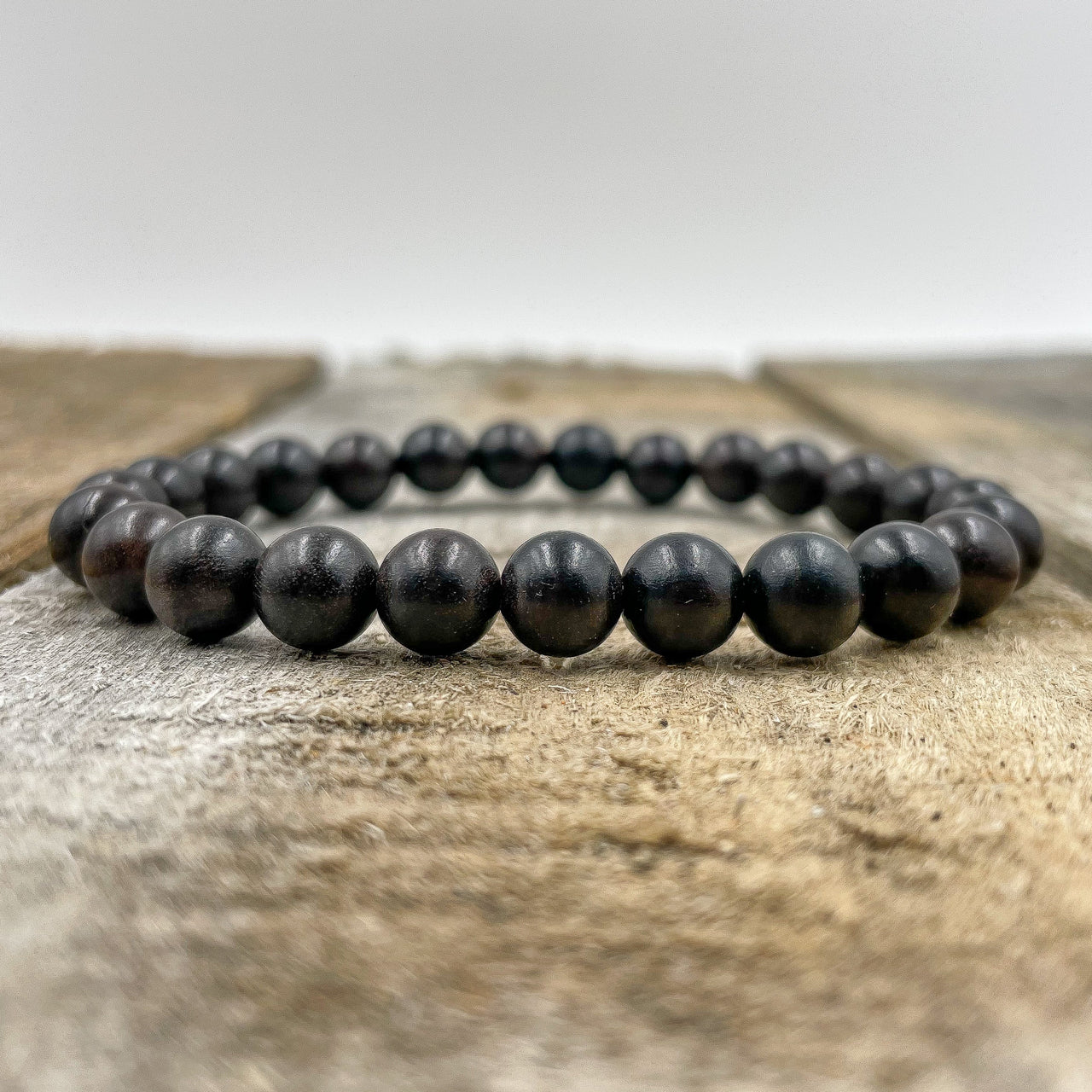 Union - Ebony Blackwood Mala Beaded Bracelet -